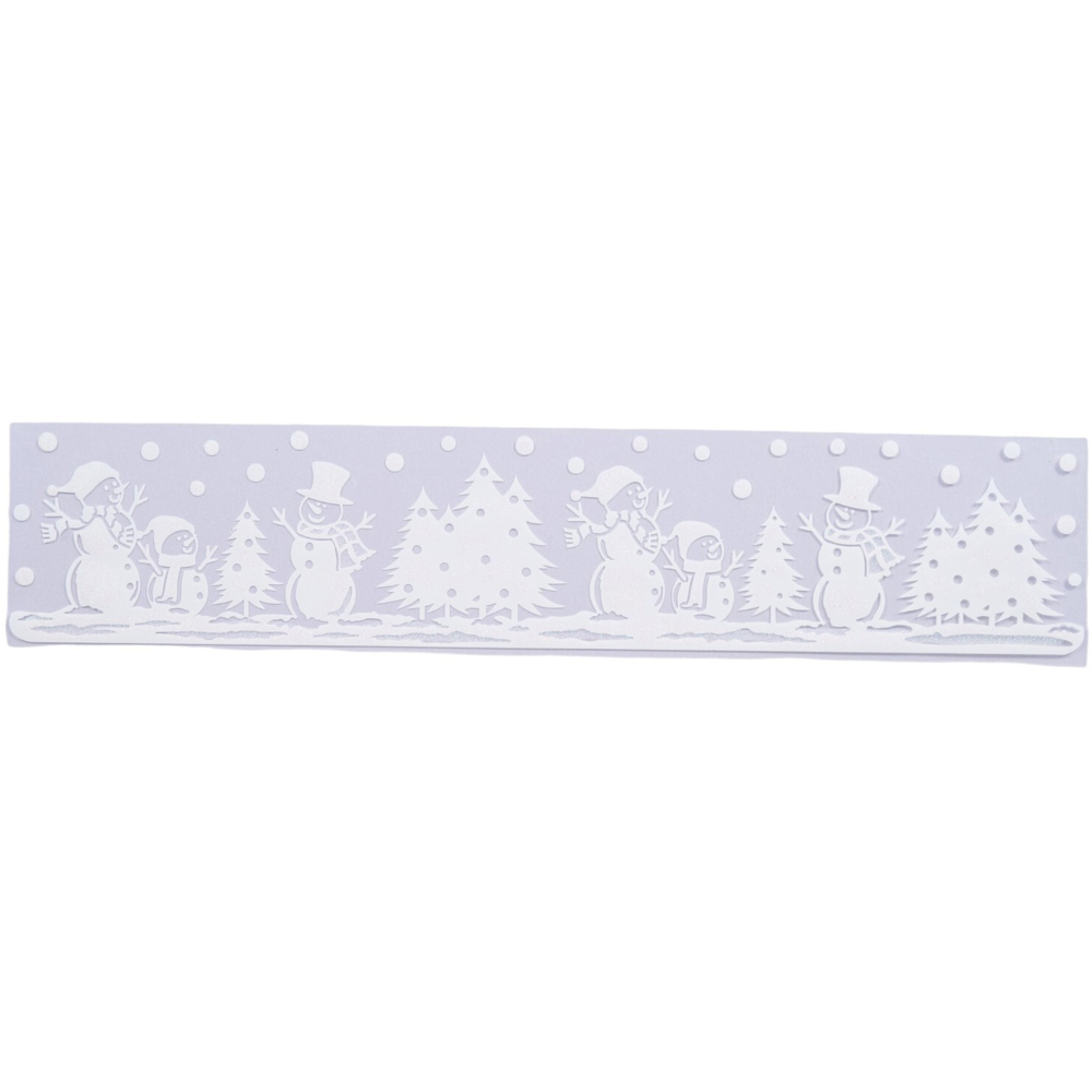 Frosty Snowmen Window Sticker White Image 5