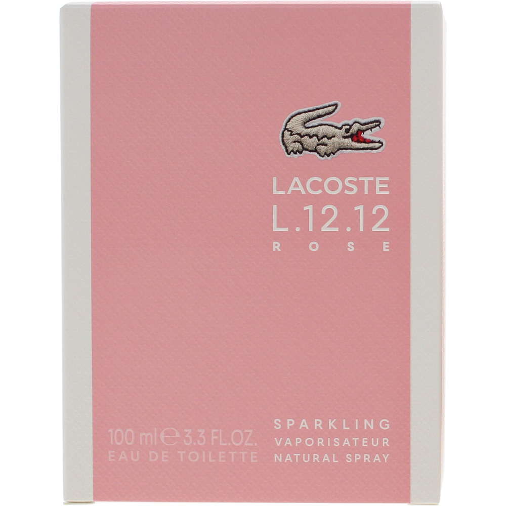 Lacoste L.12.12. Rose Sparkling Eau De Toilette 100ml Image 3