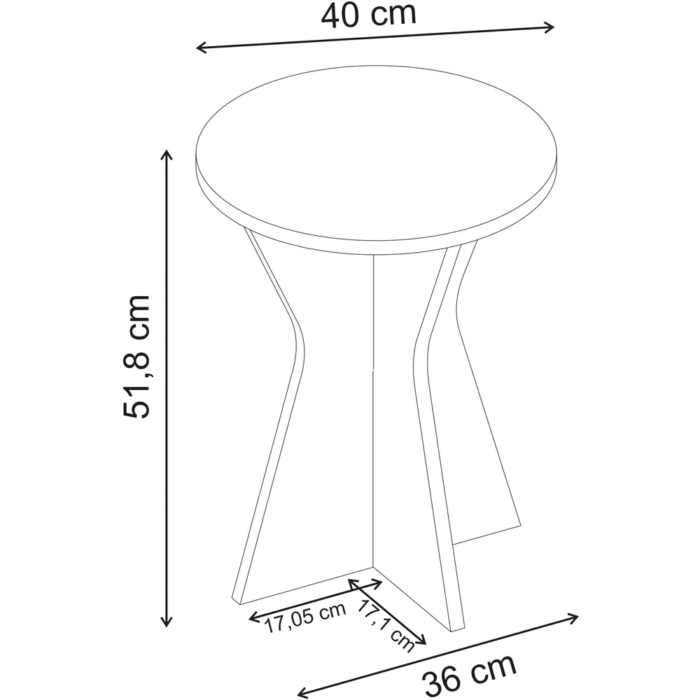 Decortie Lisa Travertine Geometric Pedestal Base Round Side Table Image 6