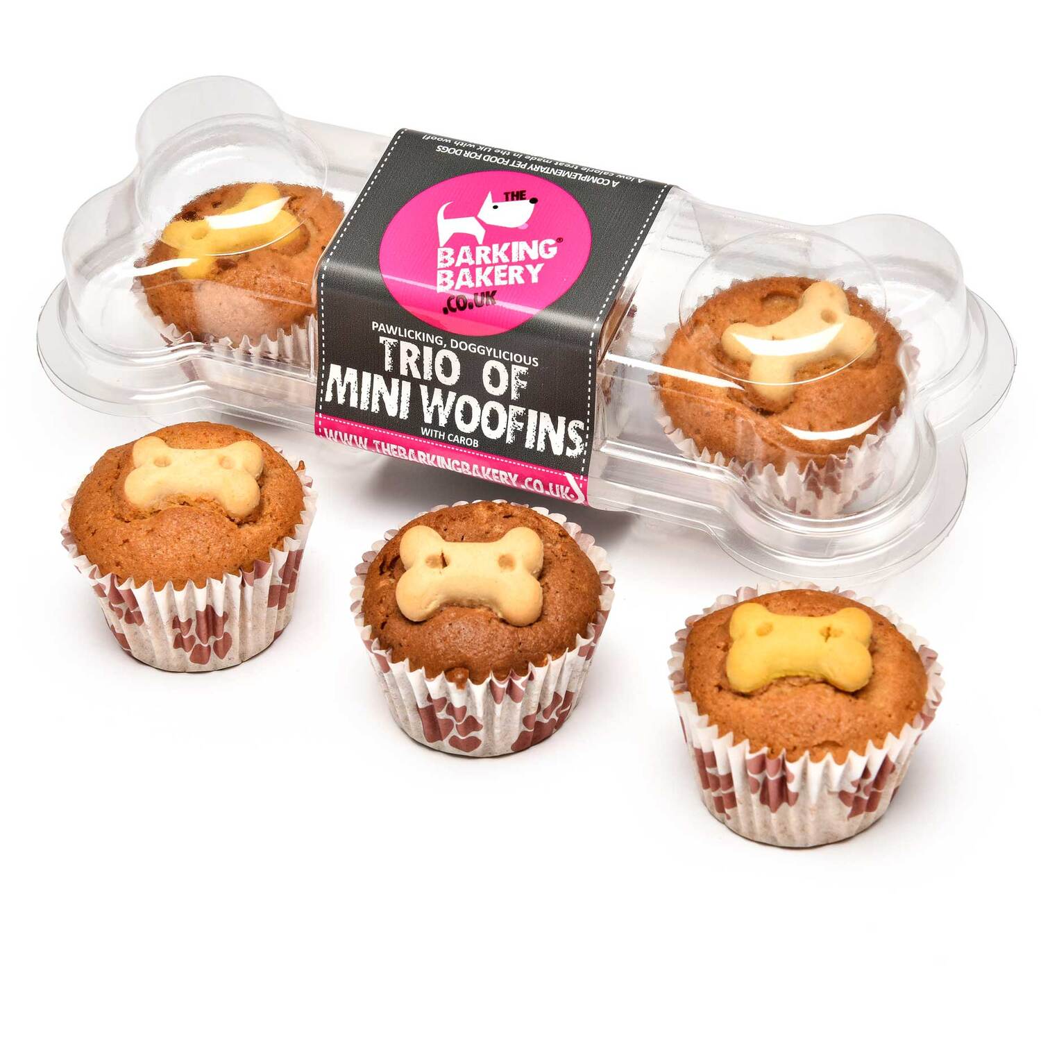 Pack of 3 Mini Woofins - Un-iced Image 2