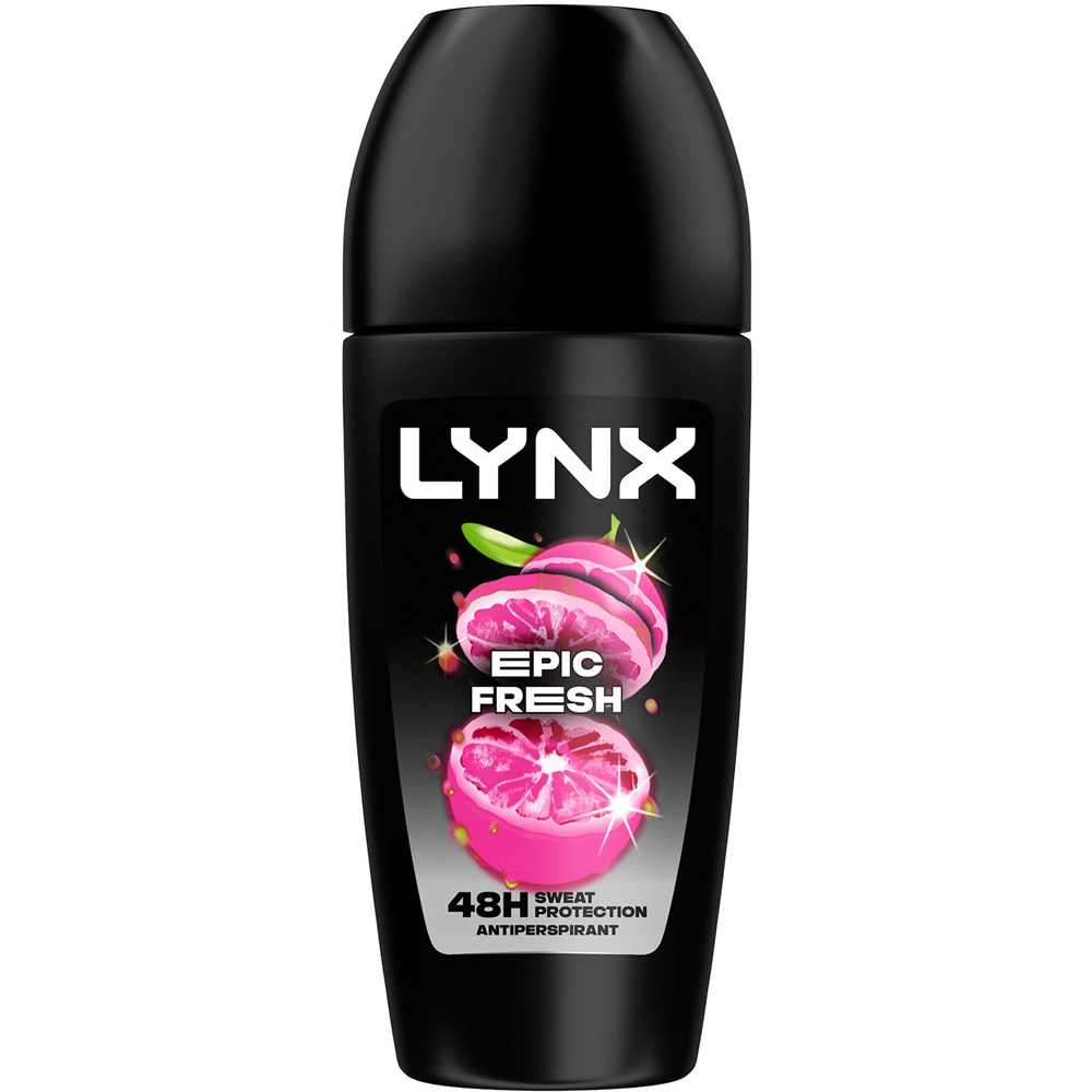 Lynx Epic Fresh Grapefruit and Tropical Pineapple Anti-Perspirant Roll On 50ml 18 Pack Image 2