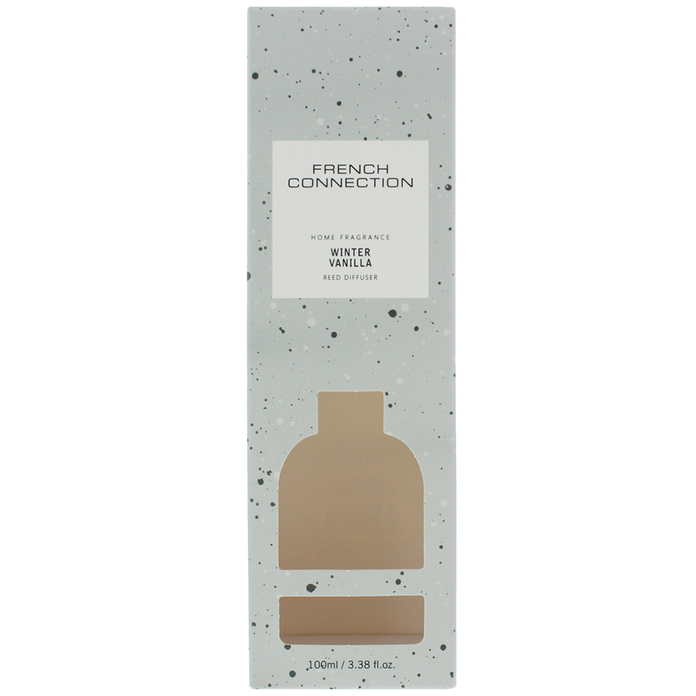 French Connection Black and White Collection Winter Vanilla Reed Diffuser 100ml Image 3