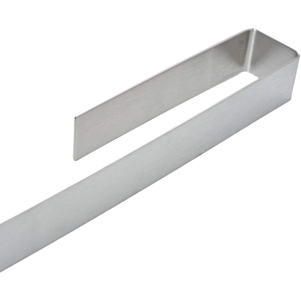 Living and Home 8-Piece Silver Wall-Mounted Stainless Steel Bathroom Hardware Set Image 7