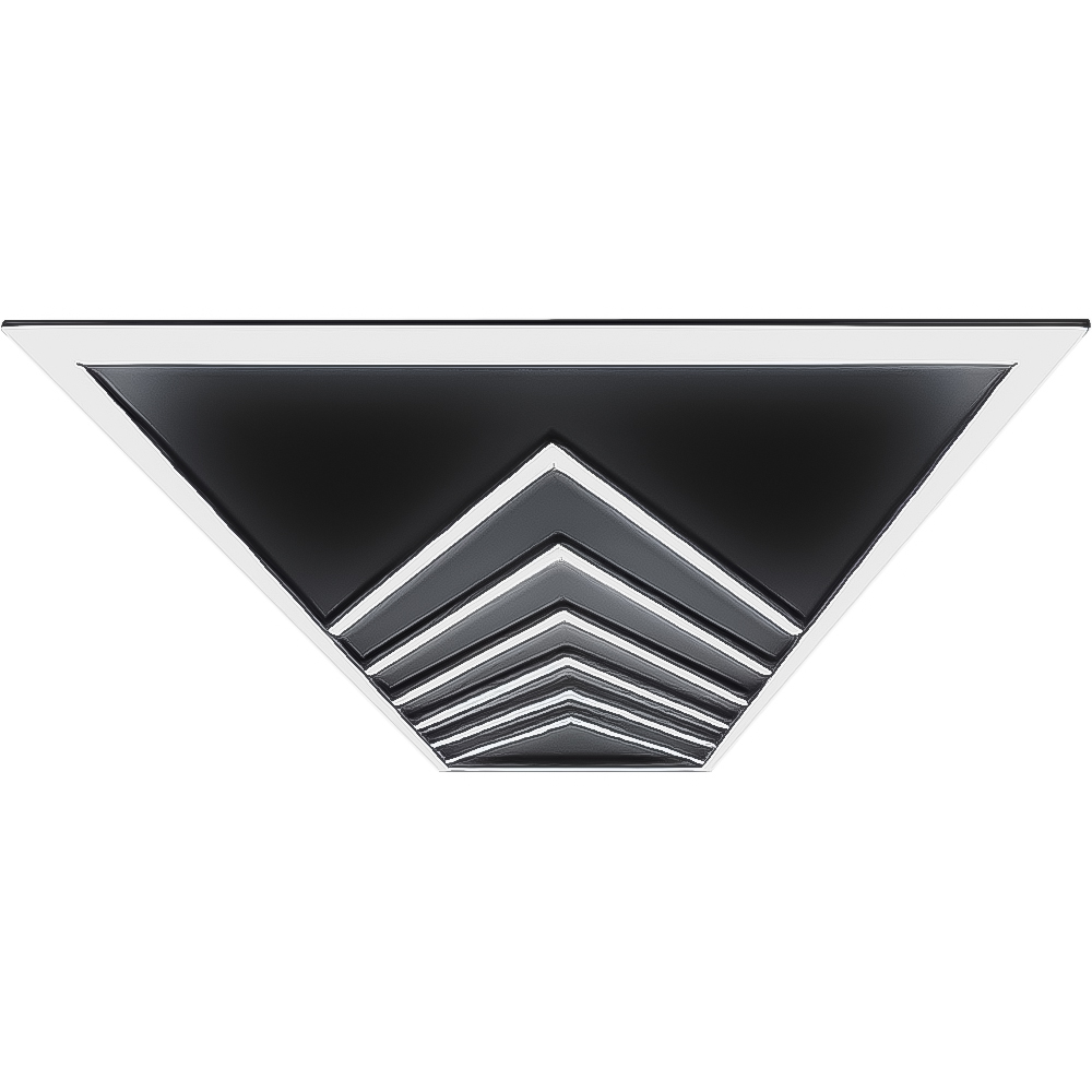 Ener-J 6 Arrow Designer Ceiling Light with Frame Image 1