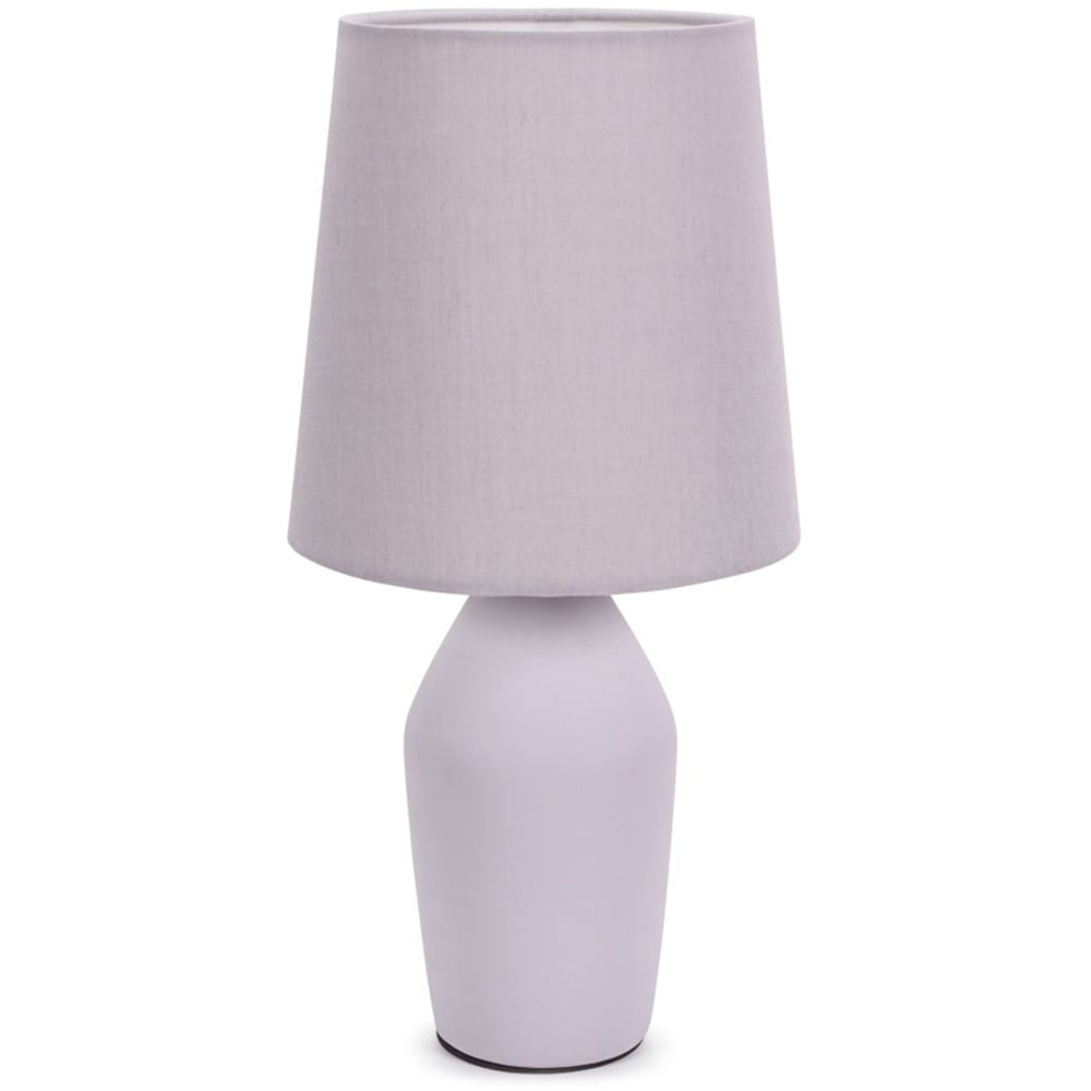 ValueLights Arlo Lilac Shade Ceramic LED Table Lamp Image 1