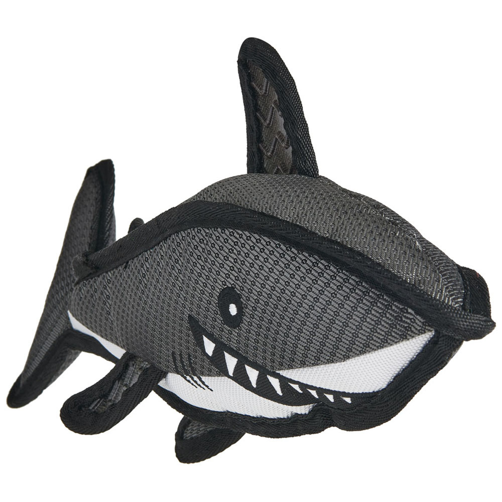 Wilko Geometrical Tuff Shark Dog Toy Image 4