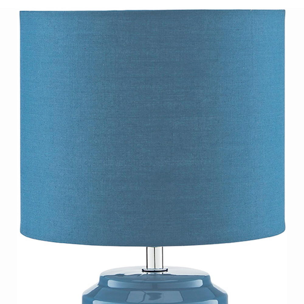 The Lighting and Interiors Denim Blue Pop Table Lamp Image 5