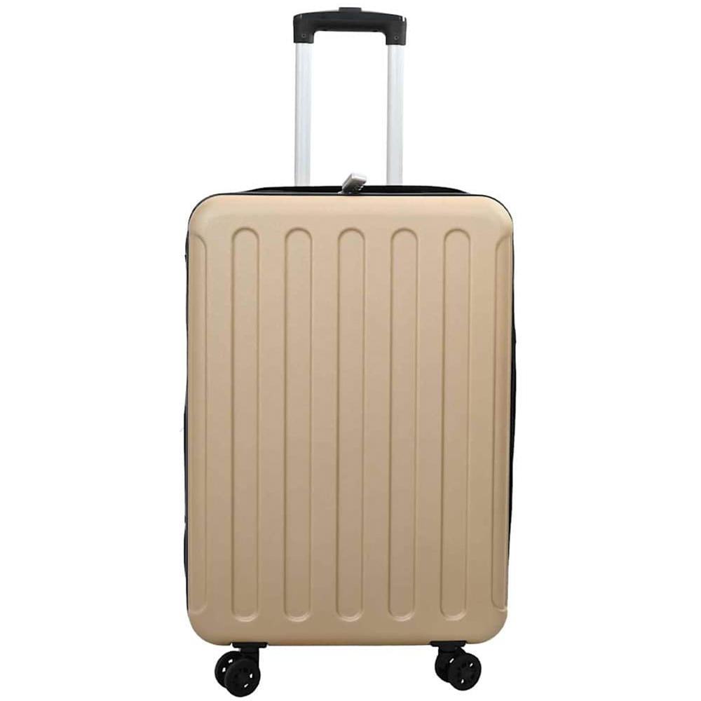 vidaXL 20 inch Beige Rectangular Travel Bag Image 2
