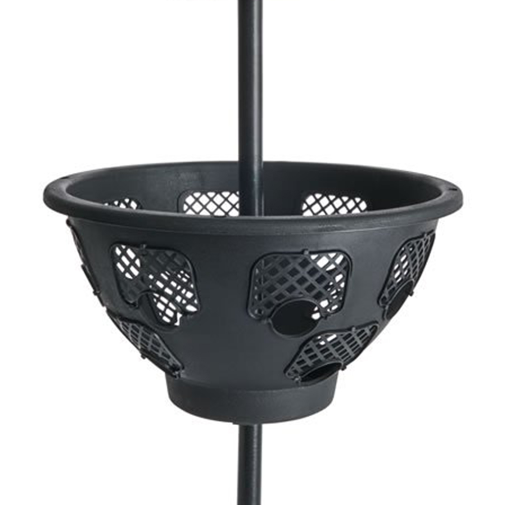 Wilko 2 Tier Black Easy Blooming Basket Image 4