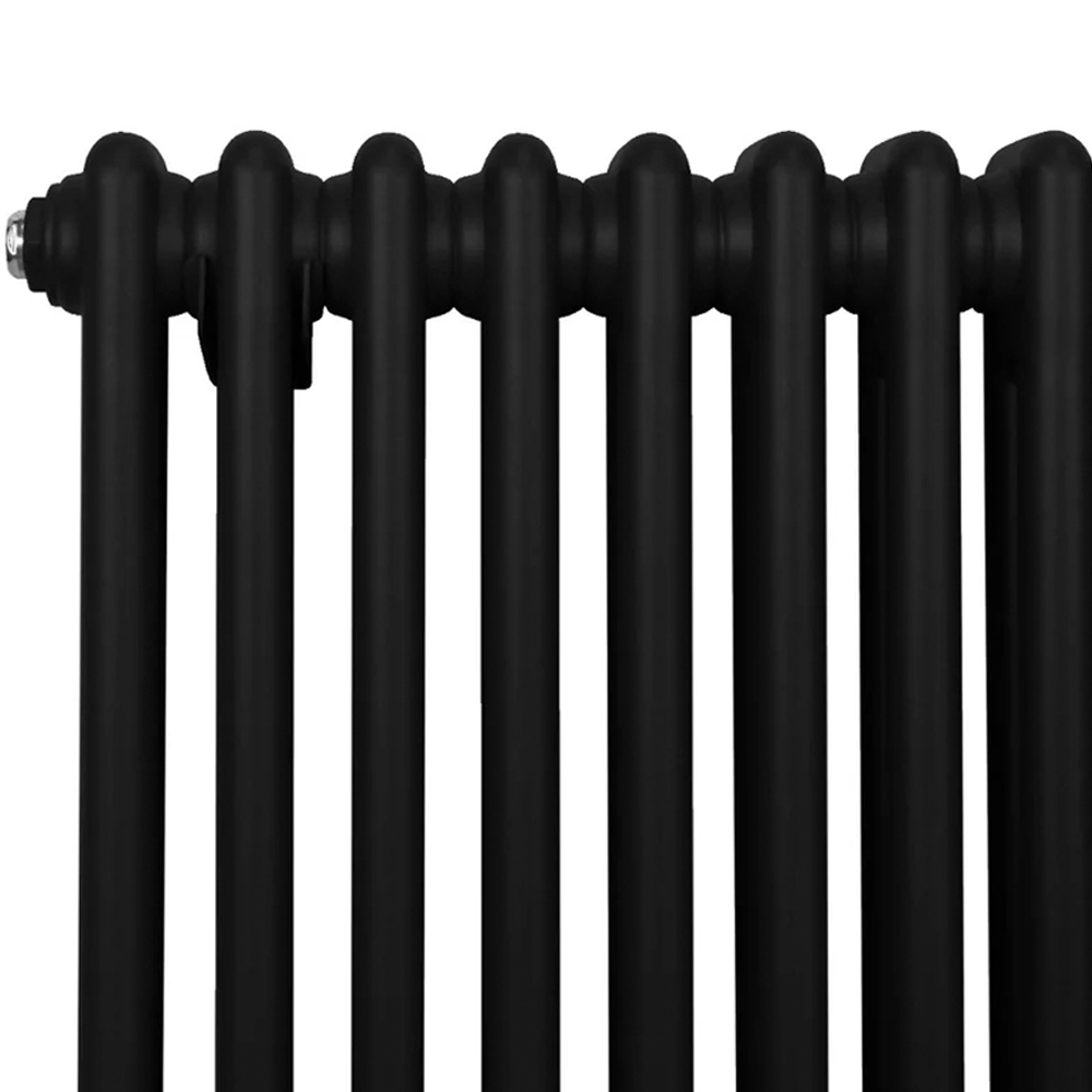 Monster Shop 3499 BTU Black Traditional 2 Column Radiator 600 x 832mm Image 4