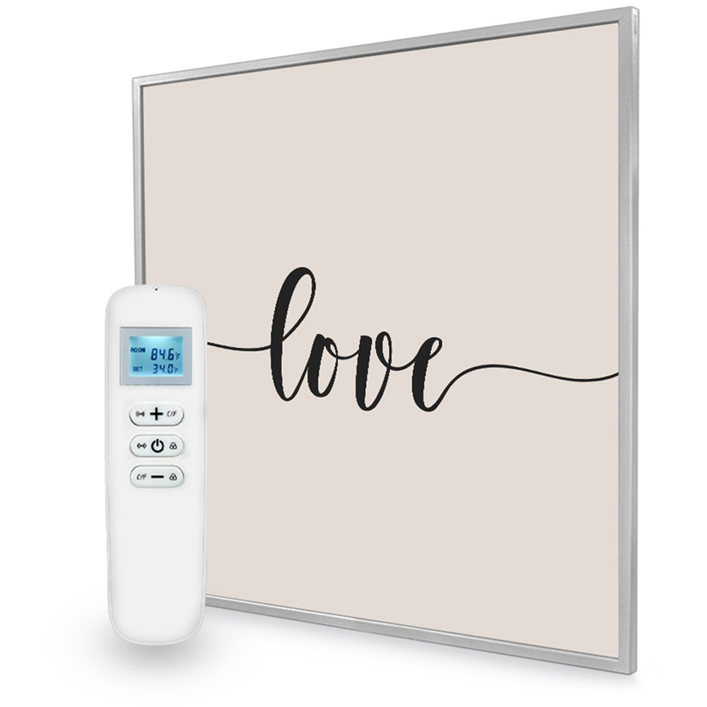 Mirrorstone Nexus Love Quote Wi-Fi Infrared Heating Panel 350W 595 x 595mm Image 2