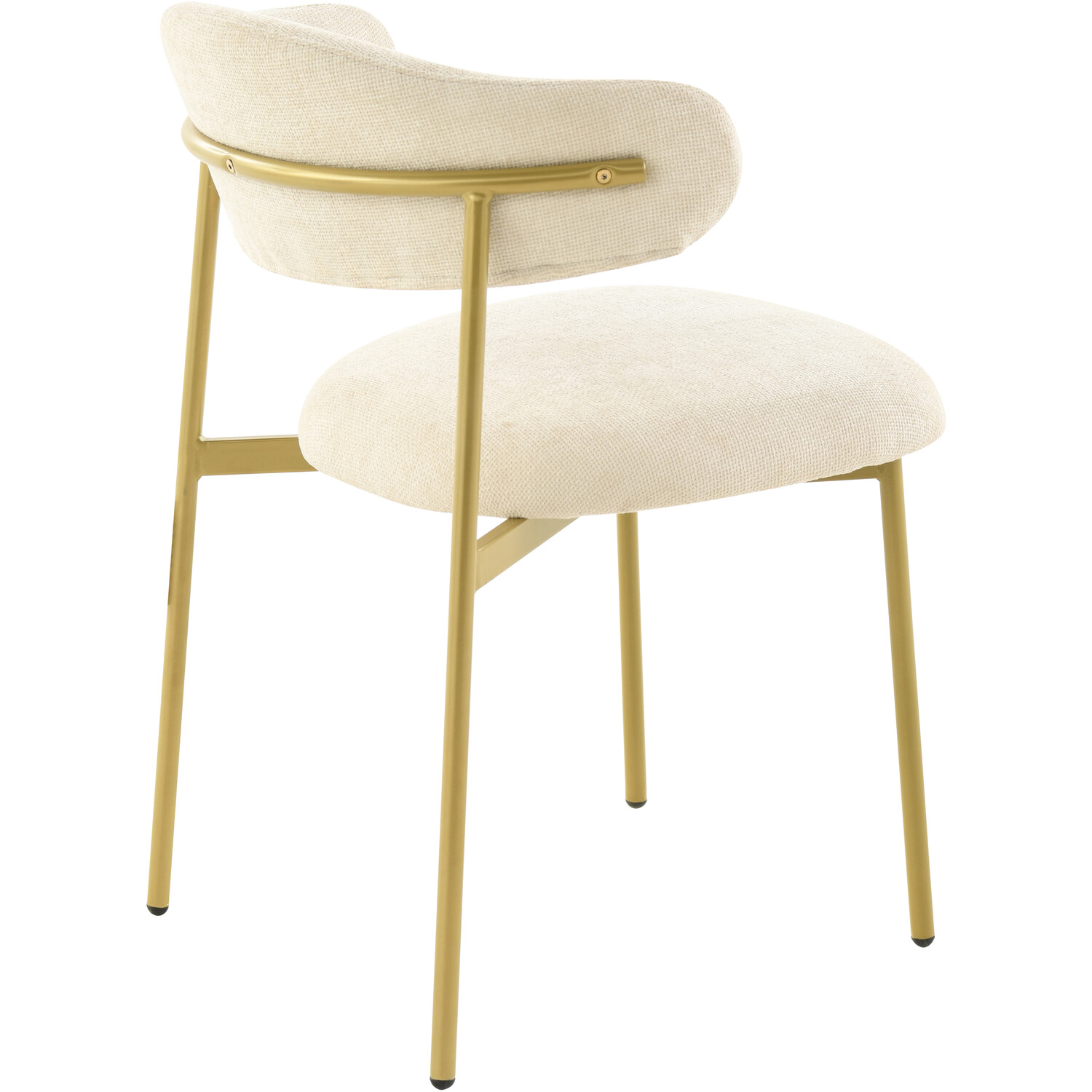 Palma Set of 2 Cream Dining Chairs Image 5