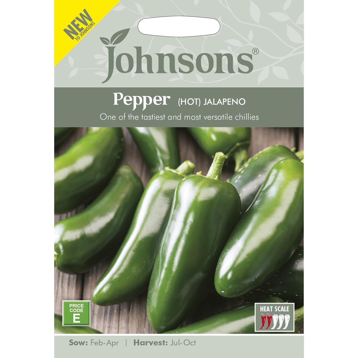 Johnsons Pepper Jalapeno Vegetable Seeds Image 2