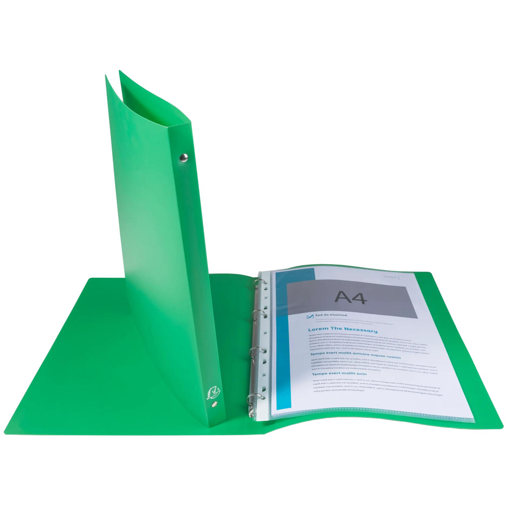 Exacompta KreaCover Assorted Colour A4 4 Ring Binder 20 Pack Image 4