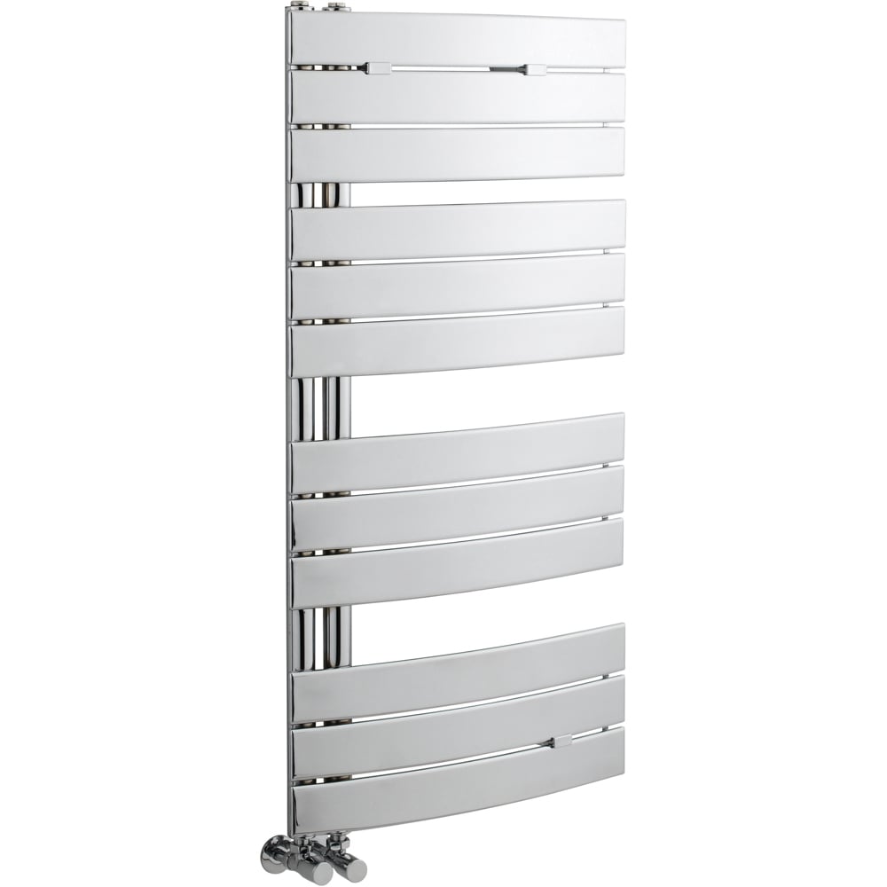 nuie Elgin Chrome Heated Towel Rail 1080 x 550mm Image 1