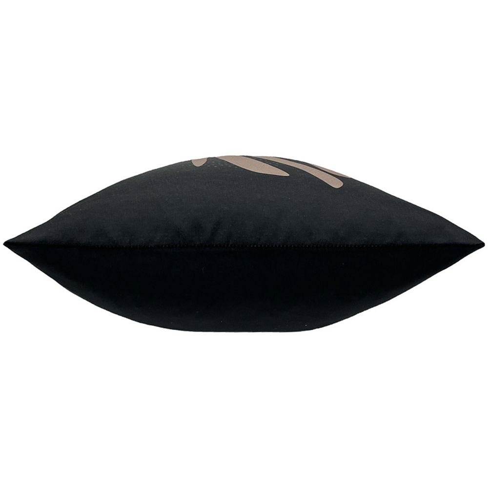 furn. Aurora Blush and Black Leopard Square Cushion Image 4