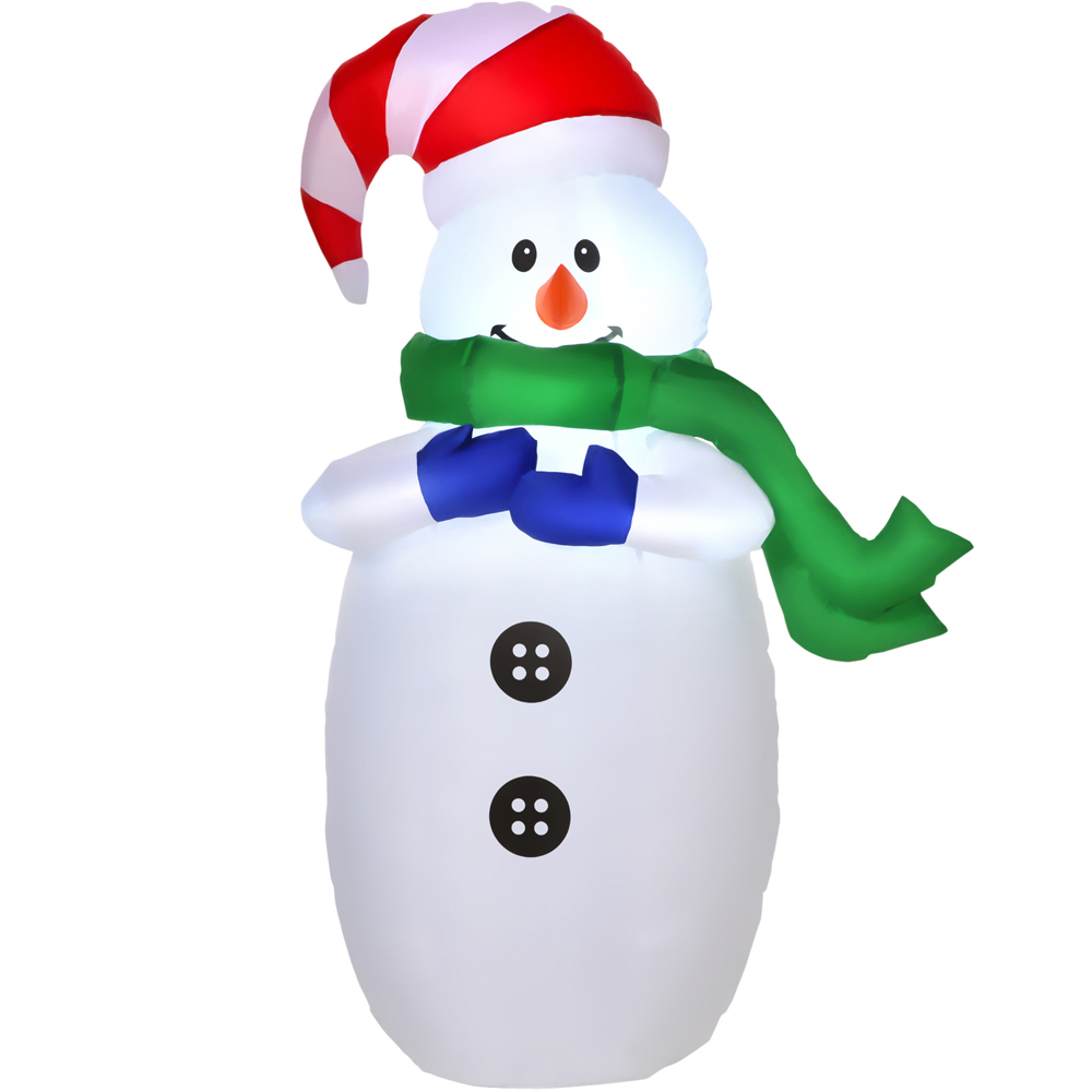 Everglow LED Inflatable Christmas Snowman Decoration 3.9ft Image 2