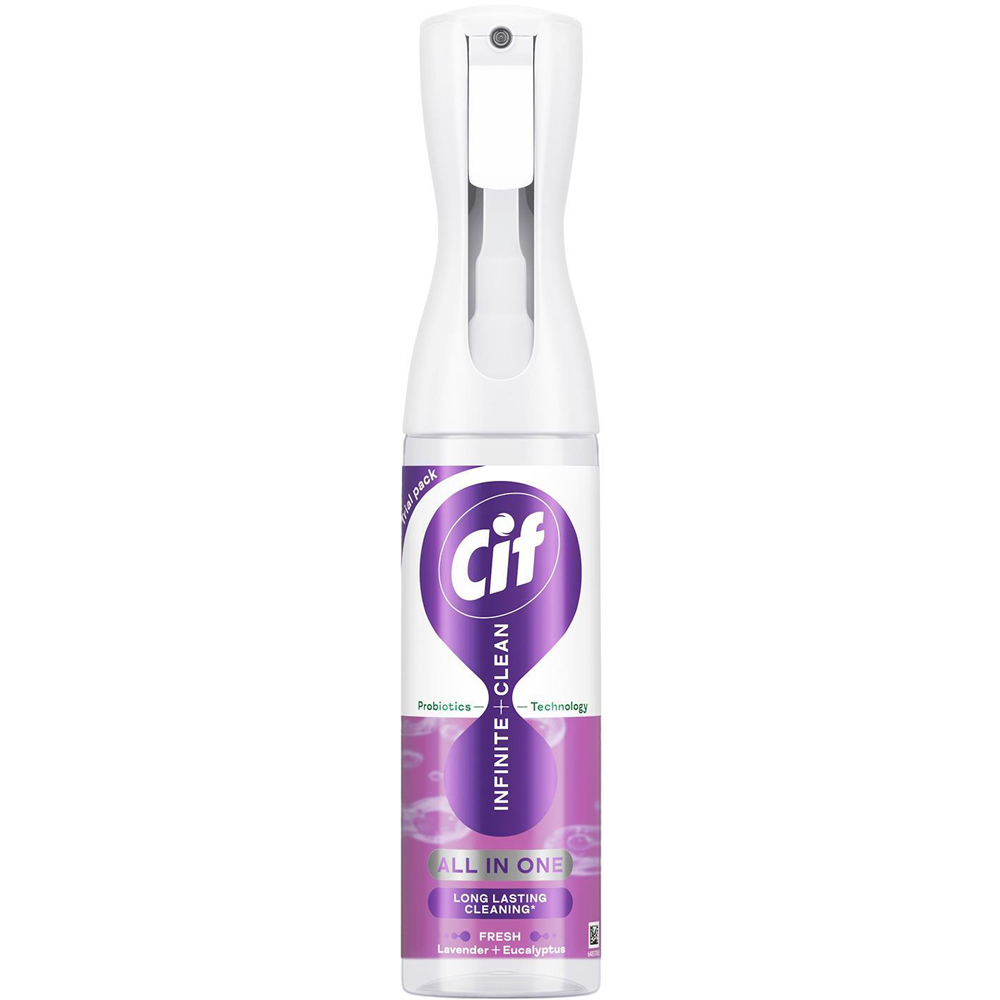 Cif Infinite Clean All in One Lavender and Eucalyptus Cleaner Spray 250ml 6 Pack Image 2