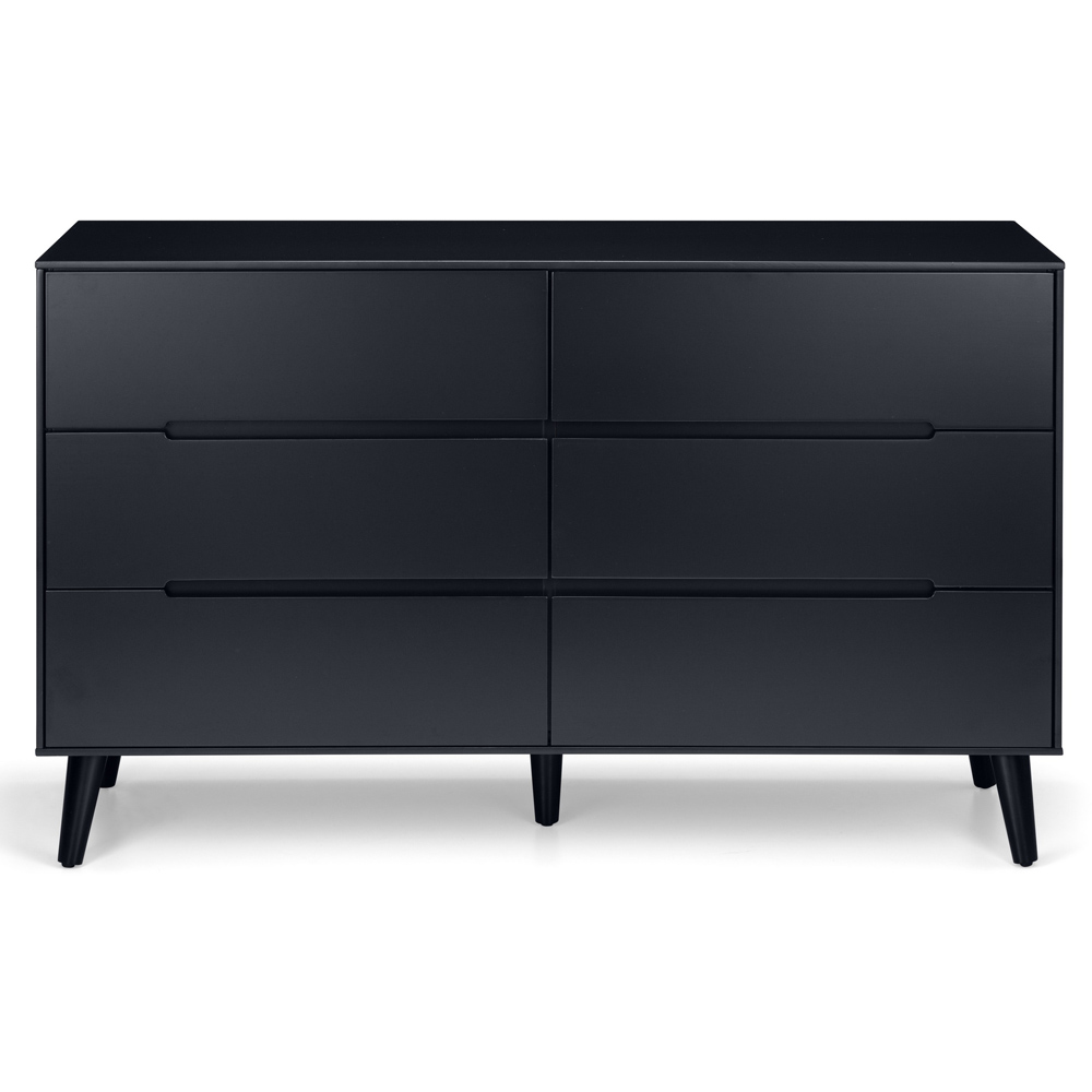 Julian Bowen Alicia 6 Drawer Matt Anthracite Chest of Drawers Image 3