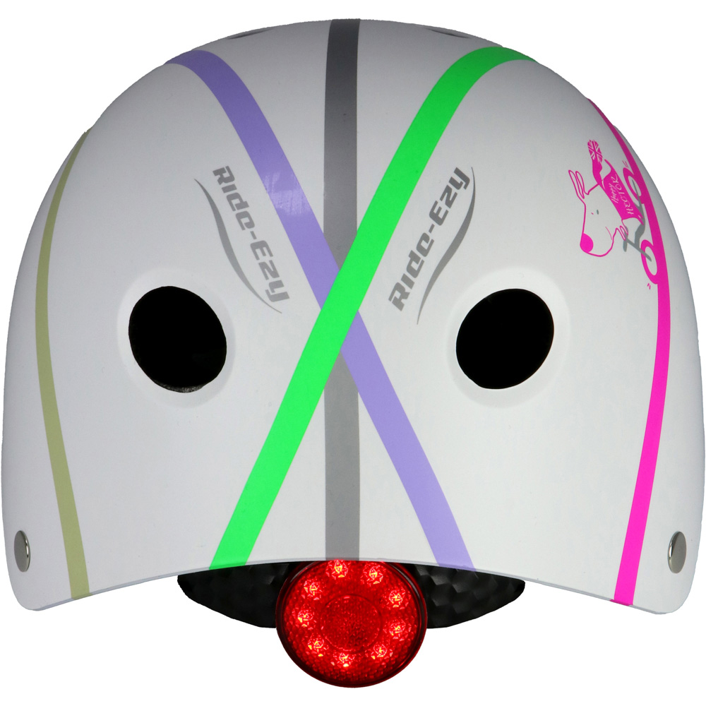 Ride-Ezy Hector White Kids LED Helmet Image 4