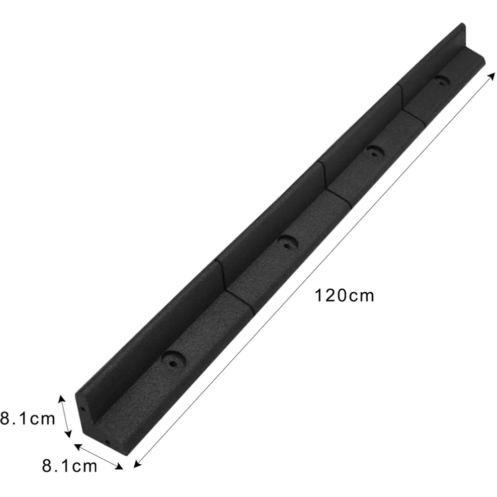 MonsterShop Black 4ft 26 Pack Flexible Lawn Edging Image 6