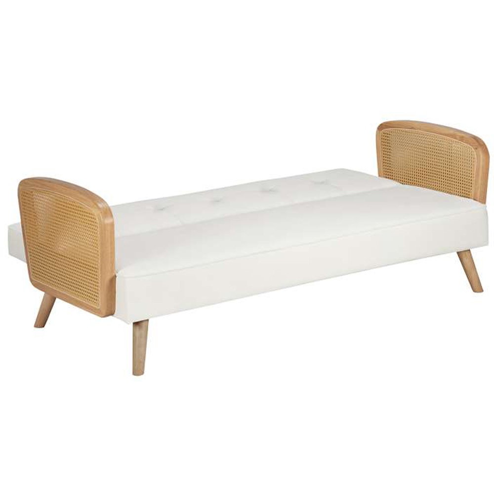 Birlea Mila 2 Seater White Sofa Bed Image 4