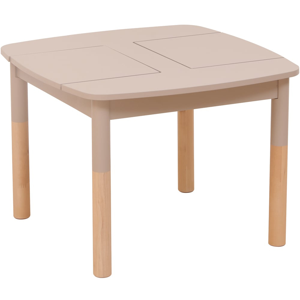FurnitureHMD Natural and Grey Kids Wooden Storage Desk Image 3