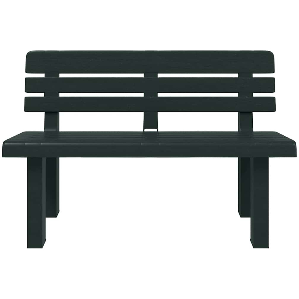 Walplus Green Garden Bench 110 x 52 x 71cm Image 3