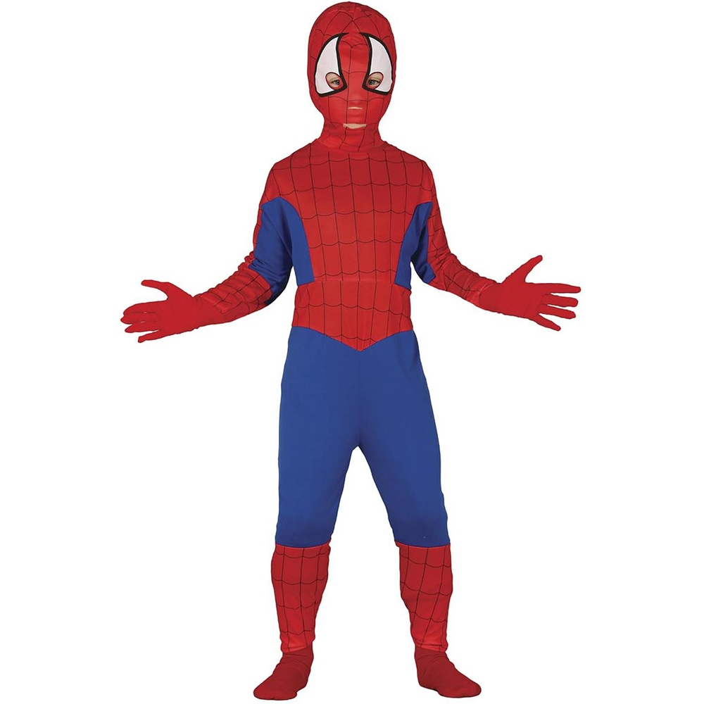 Fiestas Guirca Red and Blue Spider Boy Kids Costume 3 to 4 Years Image 1