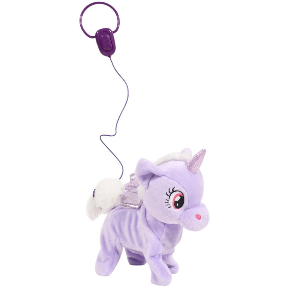 Walking Unicorn Toy Purple Image 1