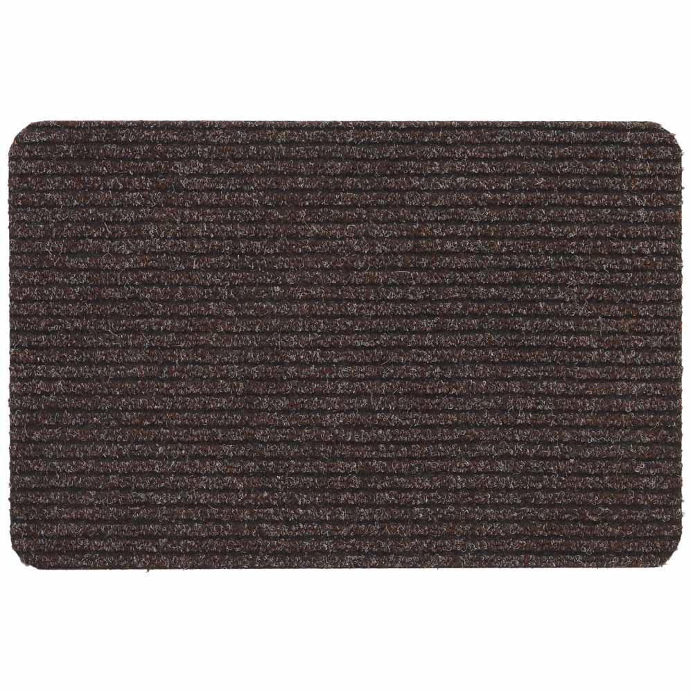 Wilko Ribbed Indoor Mat 40 x 60cm Image 1