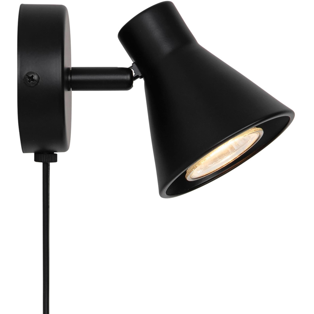Nordlux Eik GU10 Black Wall Light Image 4