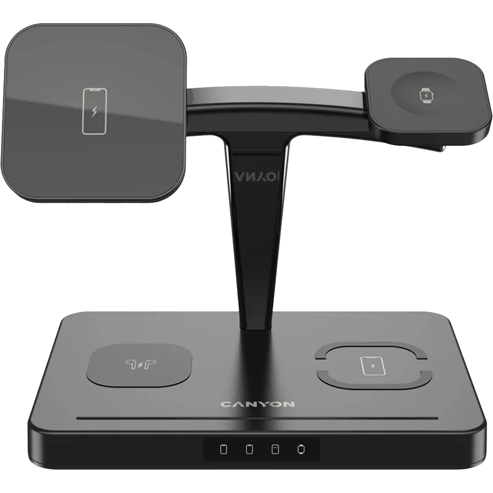 Canyon WS-404 4 in 1 Black Wireless Charger 15W Image 1