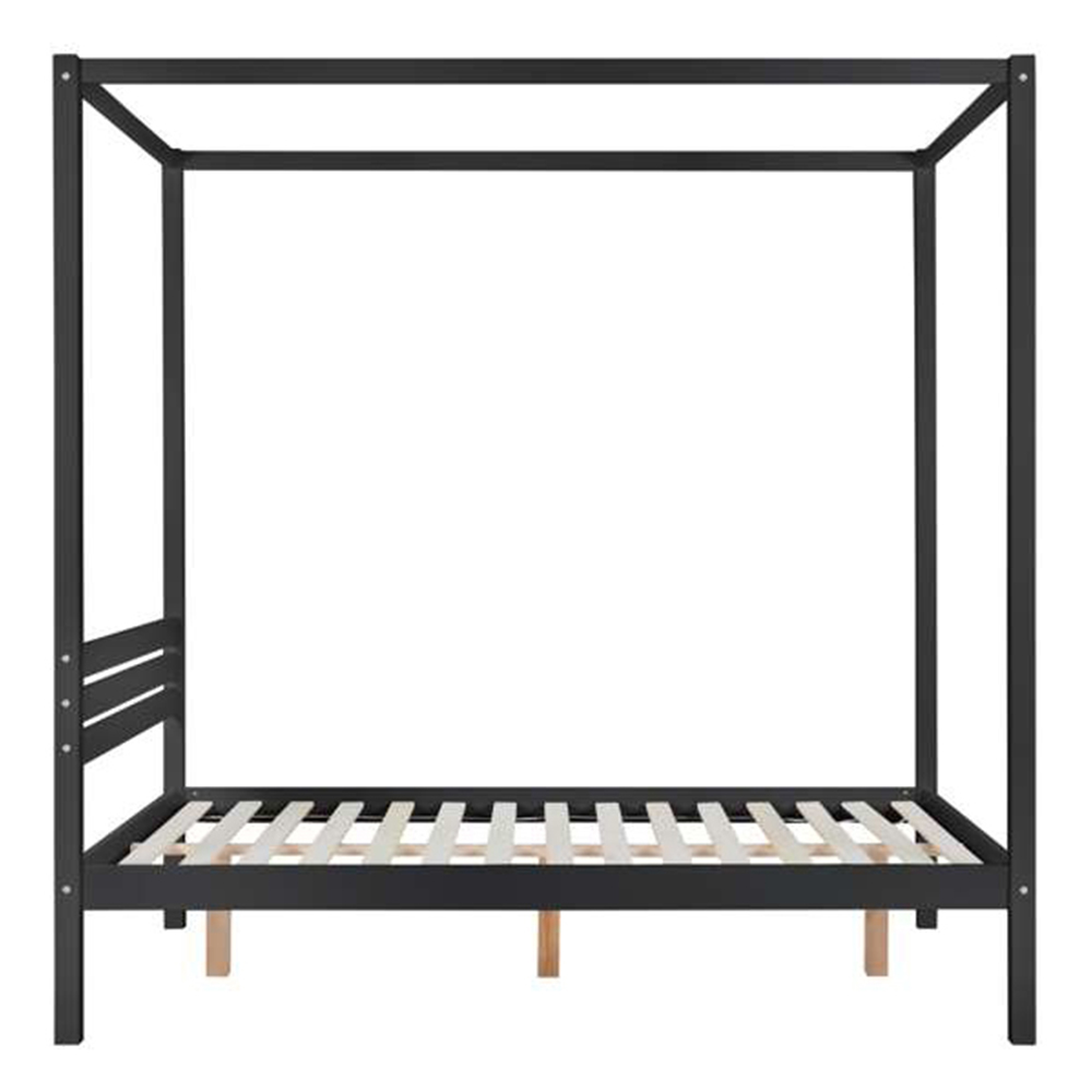 Mercia King Size Black Four Poster Bed Frame Image 4