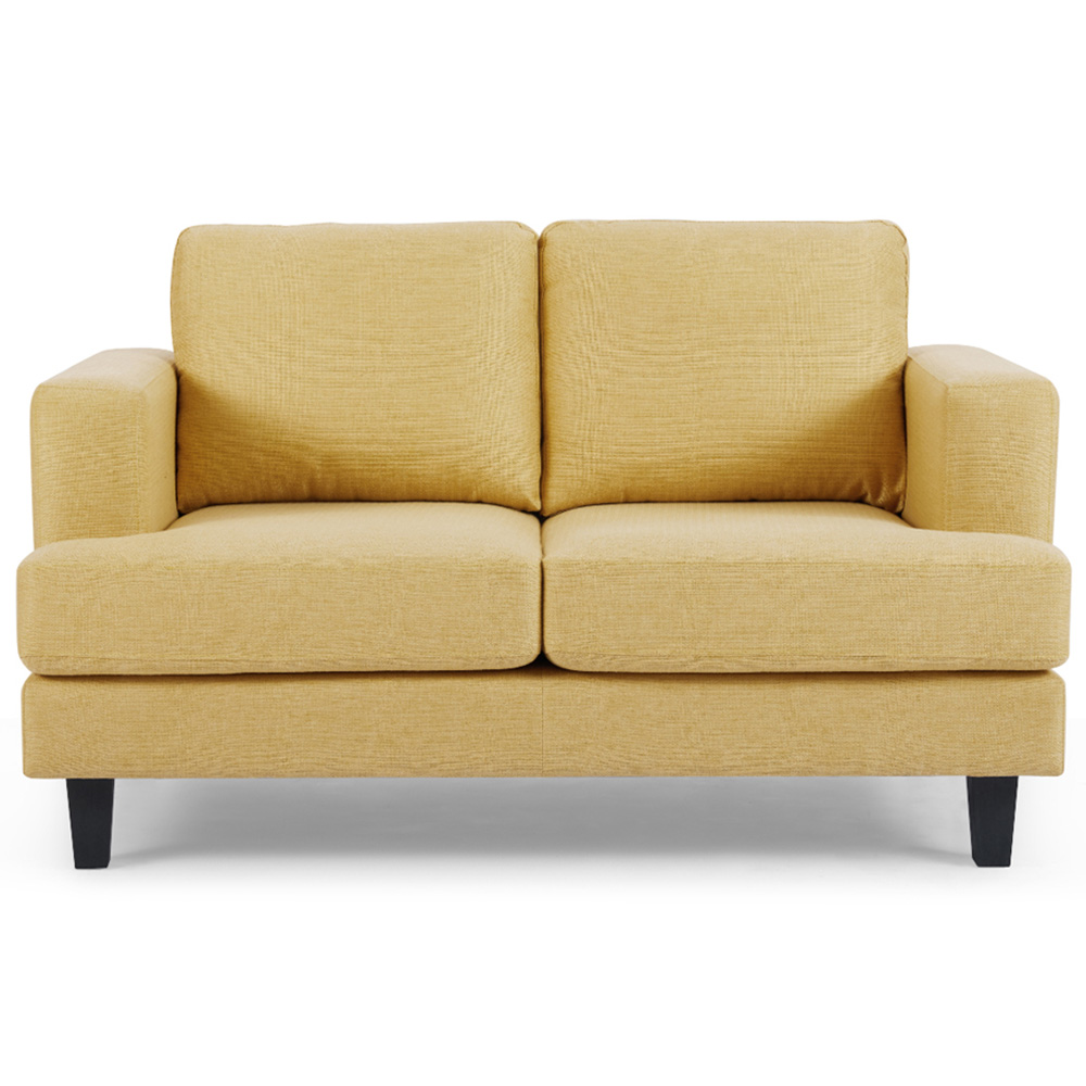 Home Detail Dale 2 Seater Mustard Linen Sofa Image 3