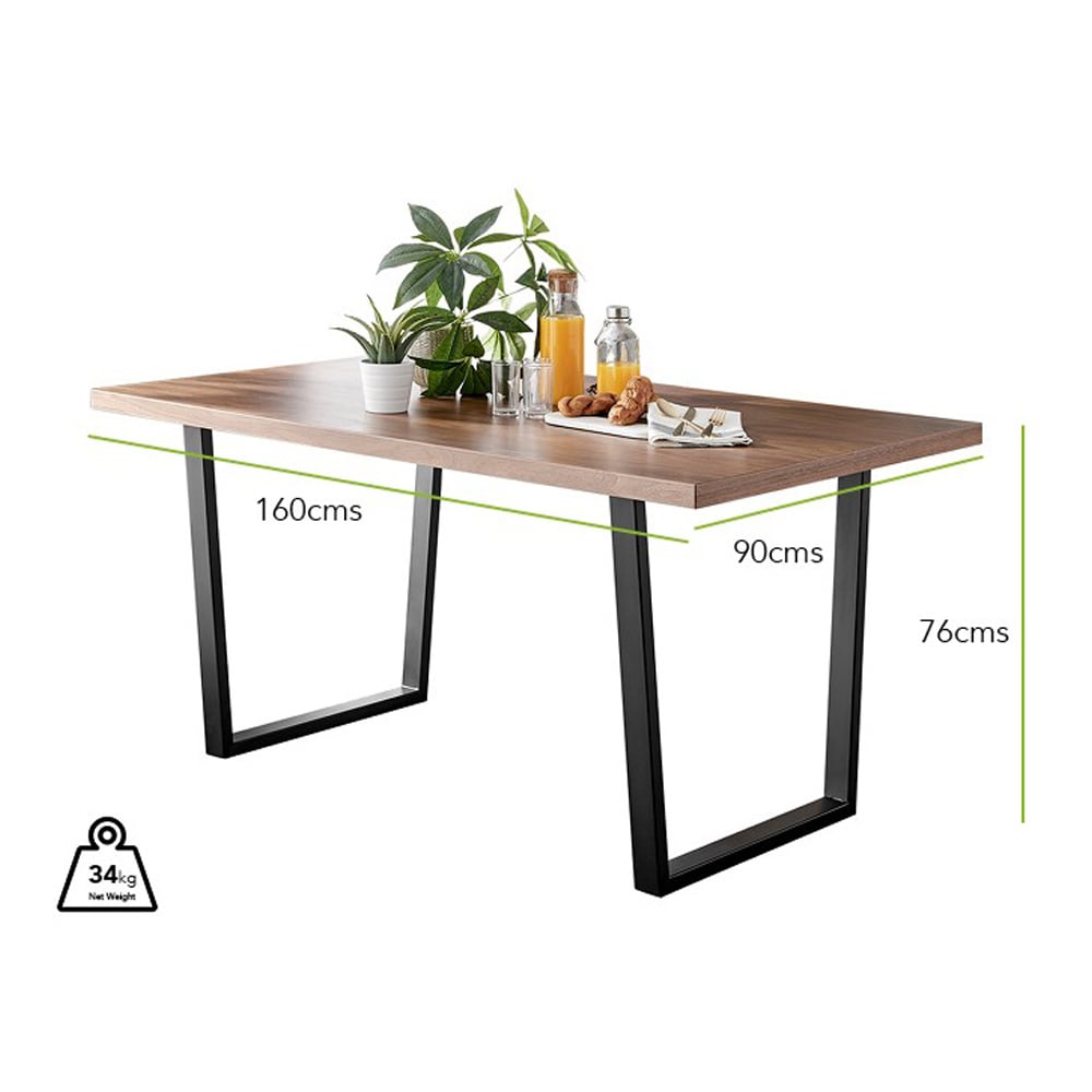 Furniturebox Solo Valera 6 Seater Dining Set Grey Image 9