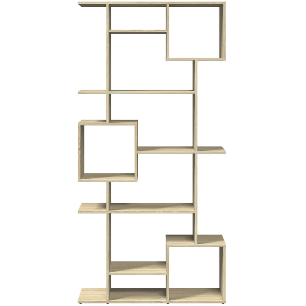 vidaXL 9 Shelf Sonoma Oak Bookcase Image 5