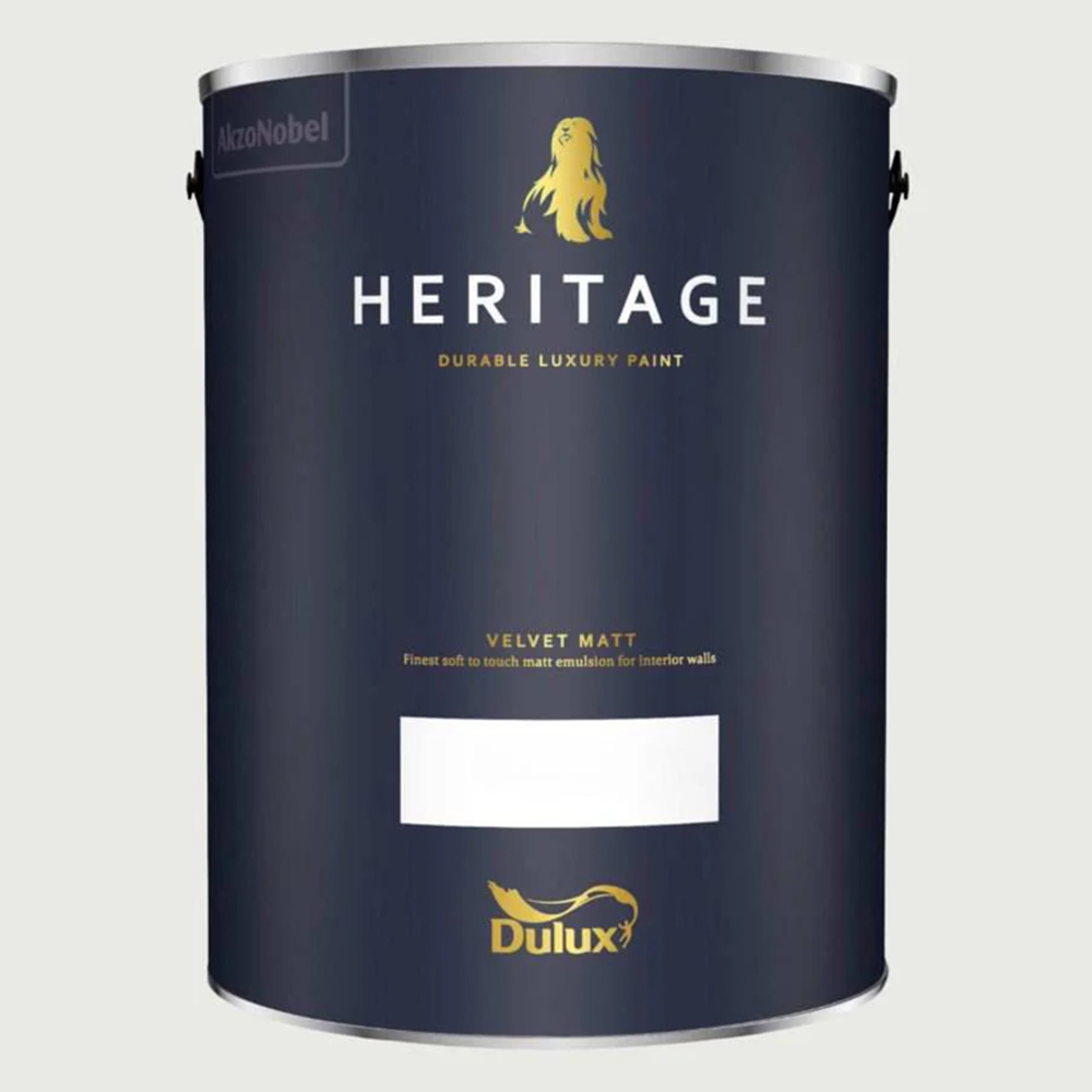 Dulux Heritage Walls and Ceilings Panel White Velvet Matt Emulsion Paint 5L Image 2