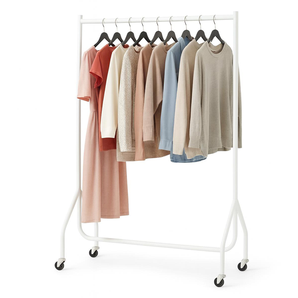 House Of Home White Heavy Duty Foldable Clothes Rail 3ft Image 3