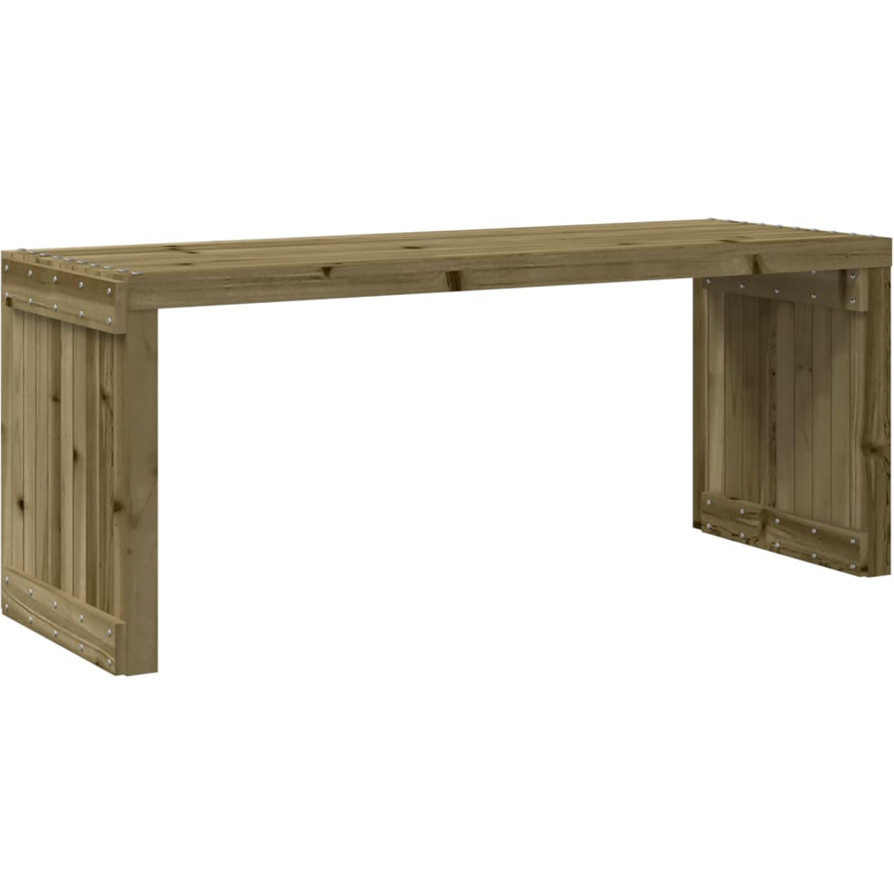 vidaXL Impregnated Solid Pine Wood Extendable Wooden Garden Bench Image 4