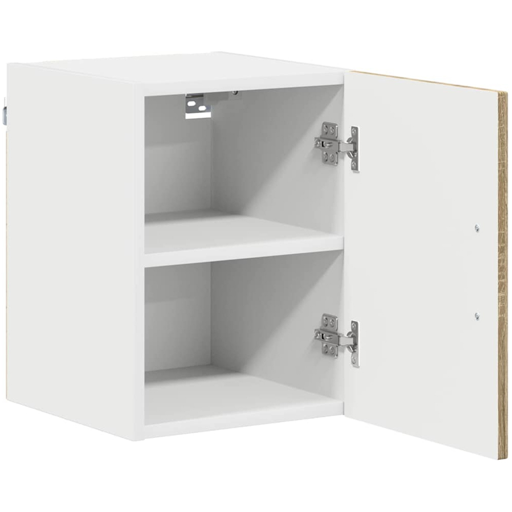 vidaXL Kalmar Single Door Sonoma Oak Wall Mounted Kitchen Cabinet Set of 2 Image 4