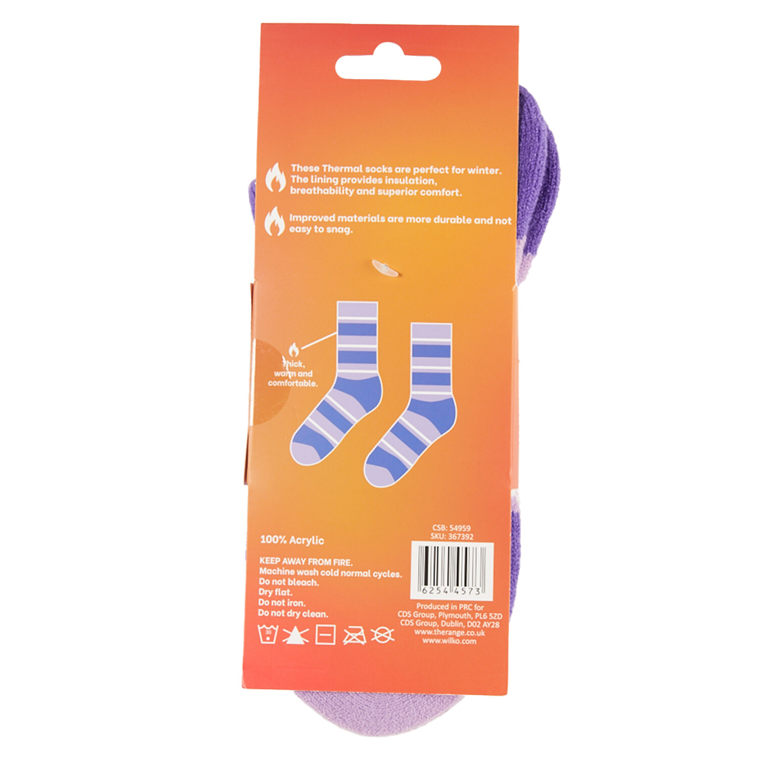 Ladies Thermal Pattern Socks - Multicolour Image 6