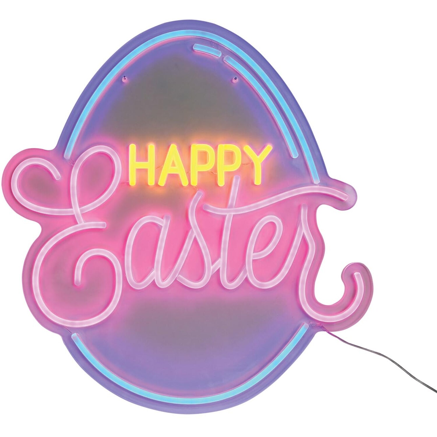 Happy Easter Egg Neon Sign Image 2