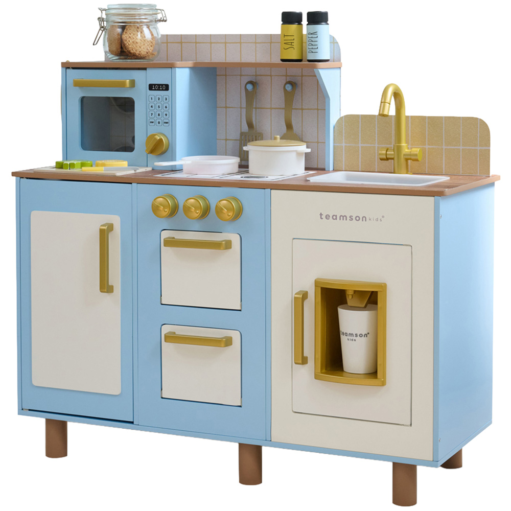 Teamson Kids Little Chef Blue Hampton Play Kitchen Image 1