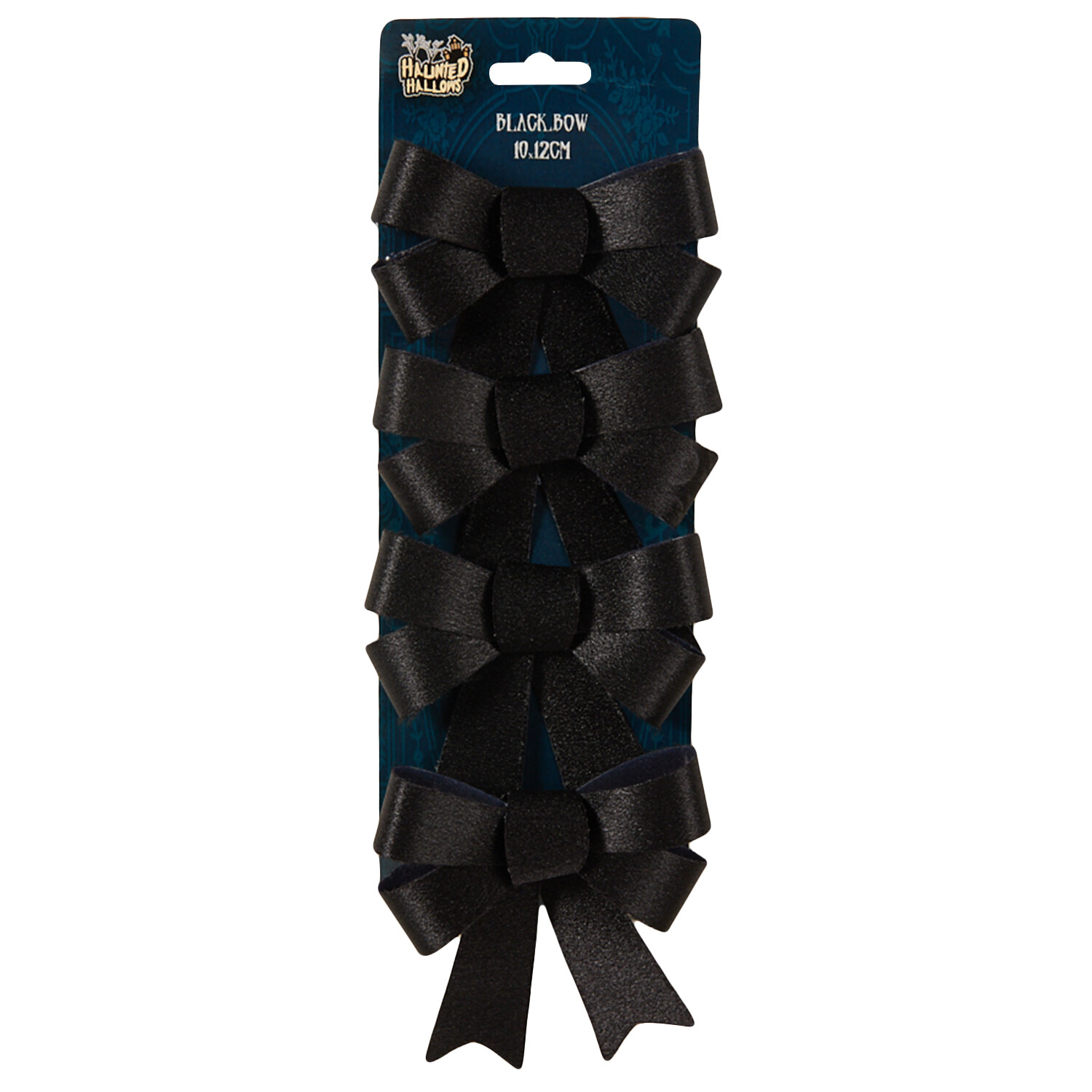 Pack of 4 Bows - Black Image 1