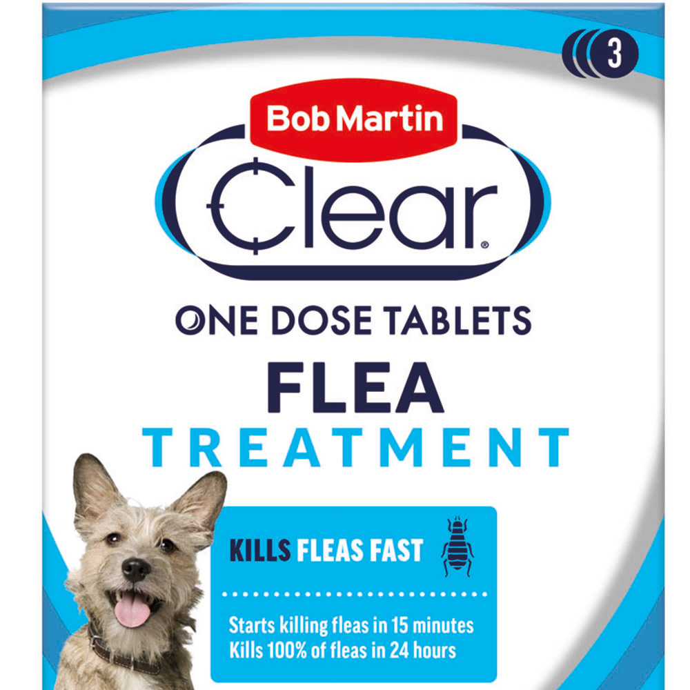 Bob Martin Clear Flea Tablets for Small Dogs 1-11kg Image 2