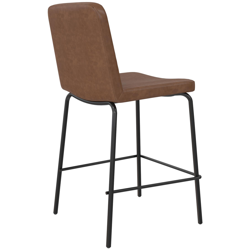 Dorel Corey Camel Faux Leather Counter Stool Image 5