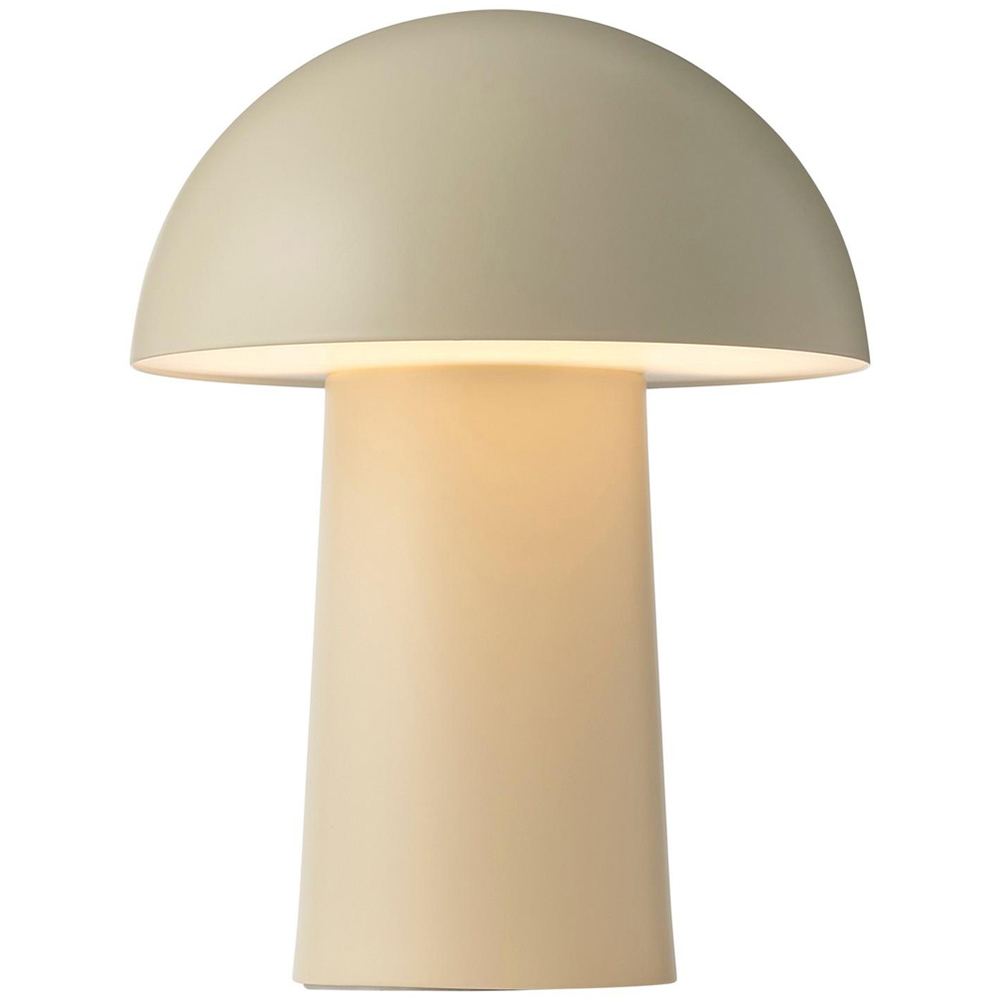 Nordlux Faye Beige Portable Battery Table Lamp Image 1