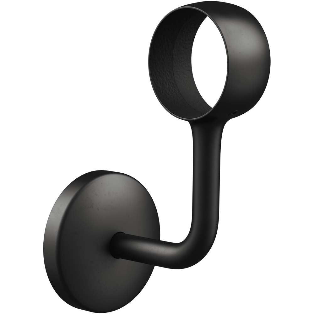 Forgeworks Matt Black Stair Hand Rail Kit 3.6m Image 5