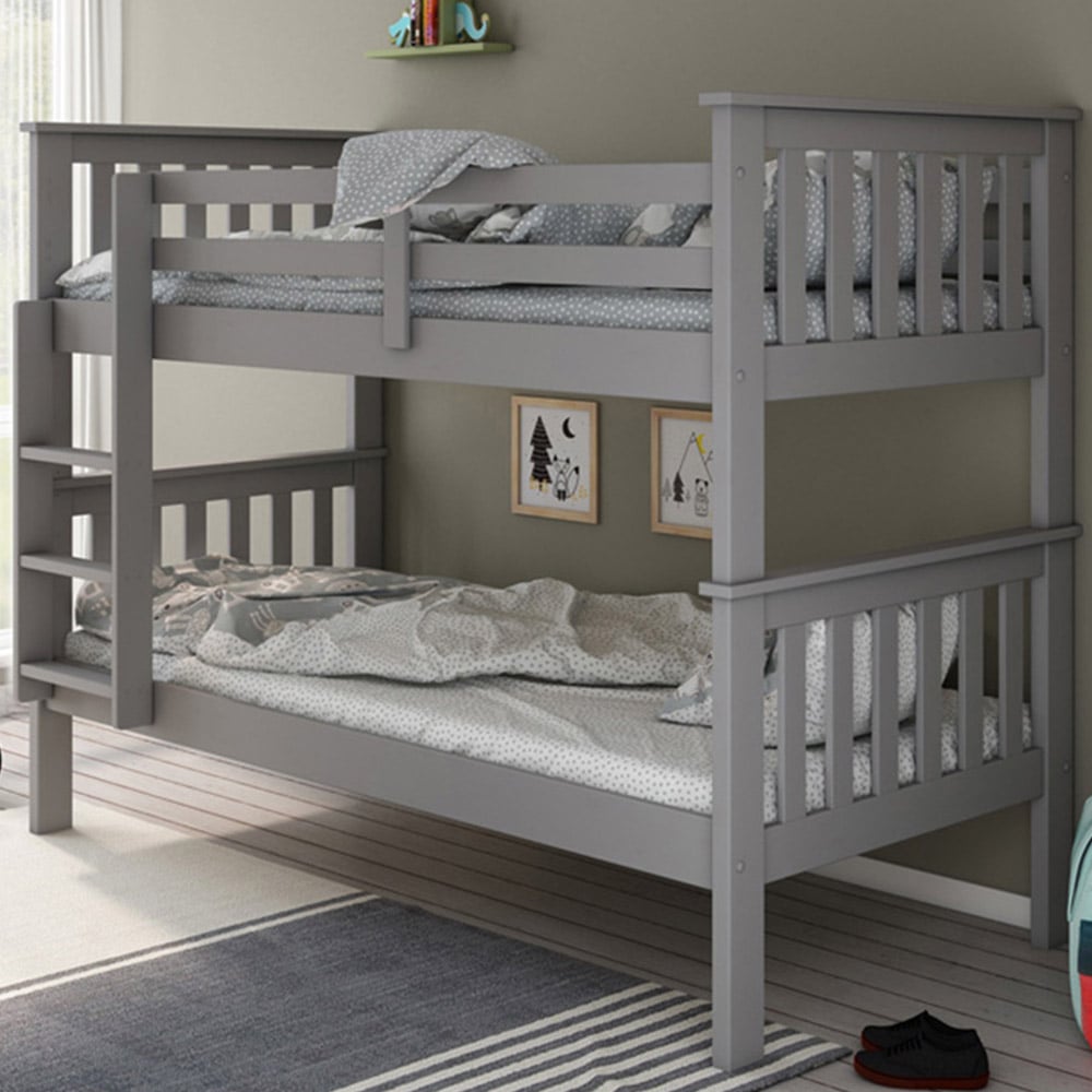 Carra Grey Bunk Bed Image 1